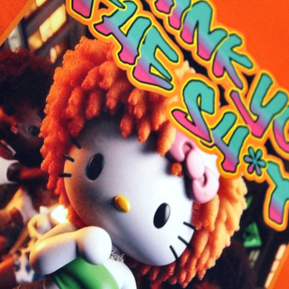 Hello Spice Think You The Sh*t Orange T-Shirt Size Medium - Picture 3 of 3